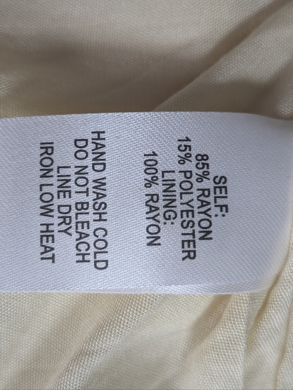 Lulus Sway of Life Cream Button-Up Tie-Front Shirt Dress sz S Long Sleeve EUC - Picture 13 of 16